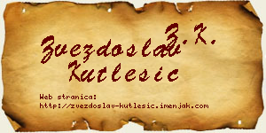 Zvezdoslav Kutlešić vizit kartica